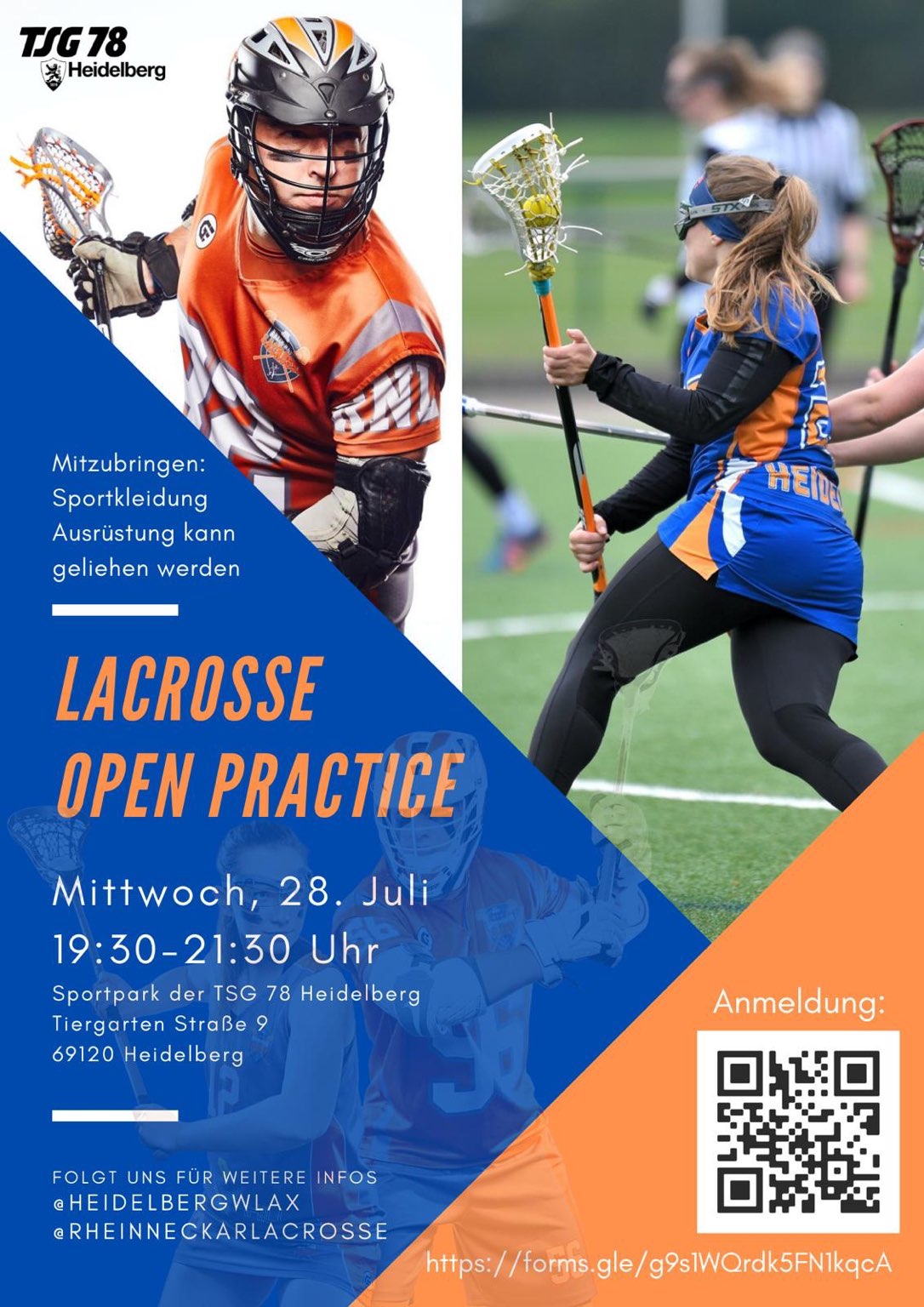 Einladung Lacrosse open practice